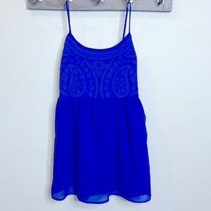 Bershka boutique Summer dress. Size large. Adjustable straps. Zipper side